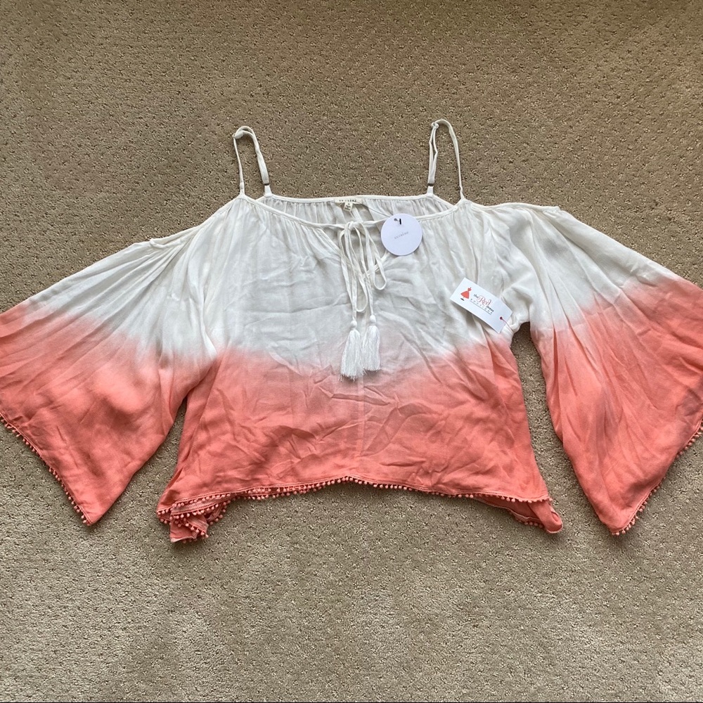 Red Dress Boutique Pink Ombré Shirt